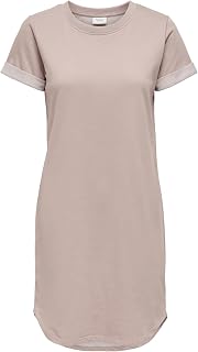 JDY Women's Jdyivy S/S Dress JRS Noos Elegant O-Neck Dress with Short Sleeves (Pack of 1)