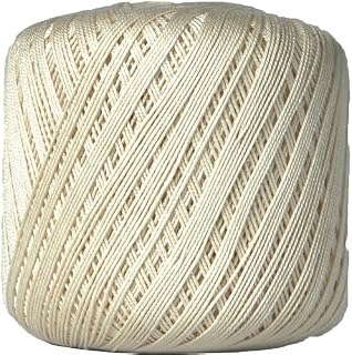 ThreadArt 100% Cotton Crochet Thread Size 10, Natural 2 | Soft pure cotton crochet thread for lace, doilies, amigurumi and crafts. Smooth finish with crisp stitch definition.