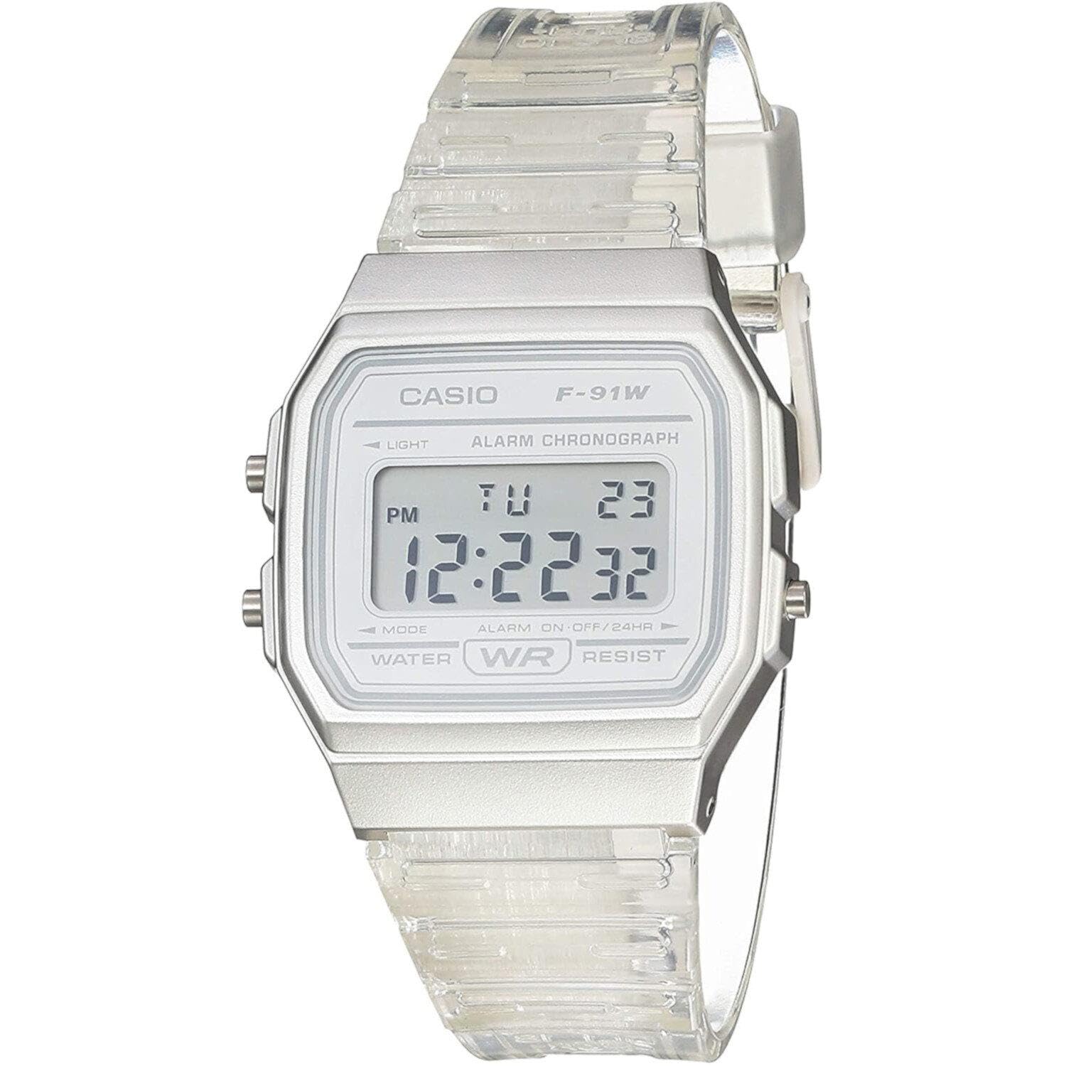Casio F91W Series | Digital Watch | Water Resistant | LED Light | 1/100 SEC Stop