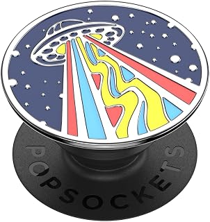 PopSockets PopGrip - Extendable Base and Grip with Interchangeable Top for Smartphones and Tablets - Outta This World Enamel
