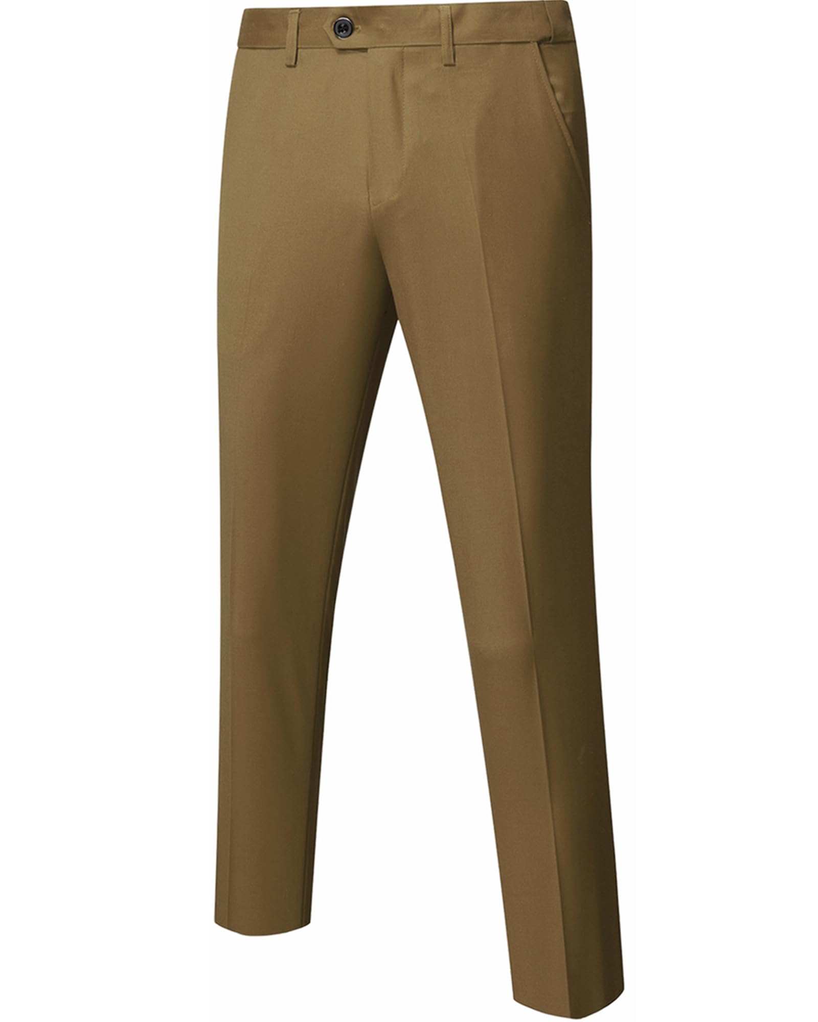 YND Men's Business Suit Pants Slim Fit Flex Flat Front Pant