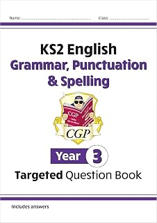 KS2 English Year 3 Grammar, Punctuation & Spelling Targeted Question Book (with Answers) (CGP Year 3 English)