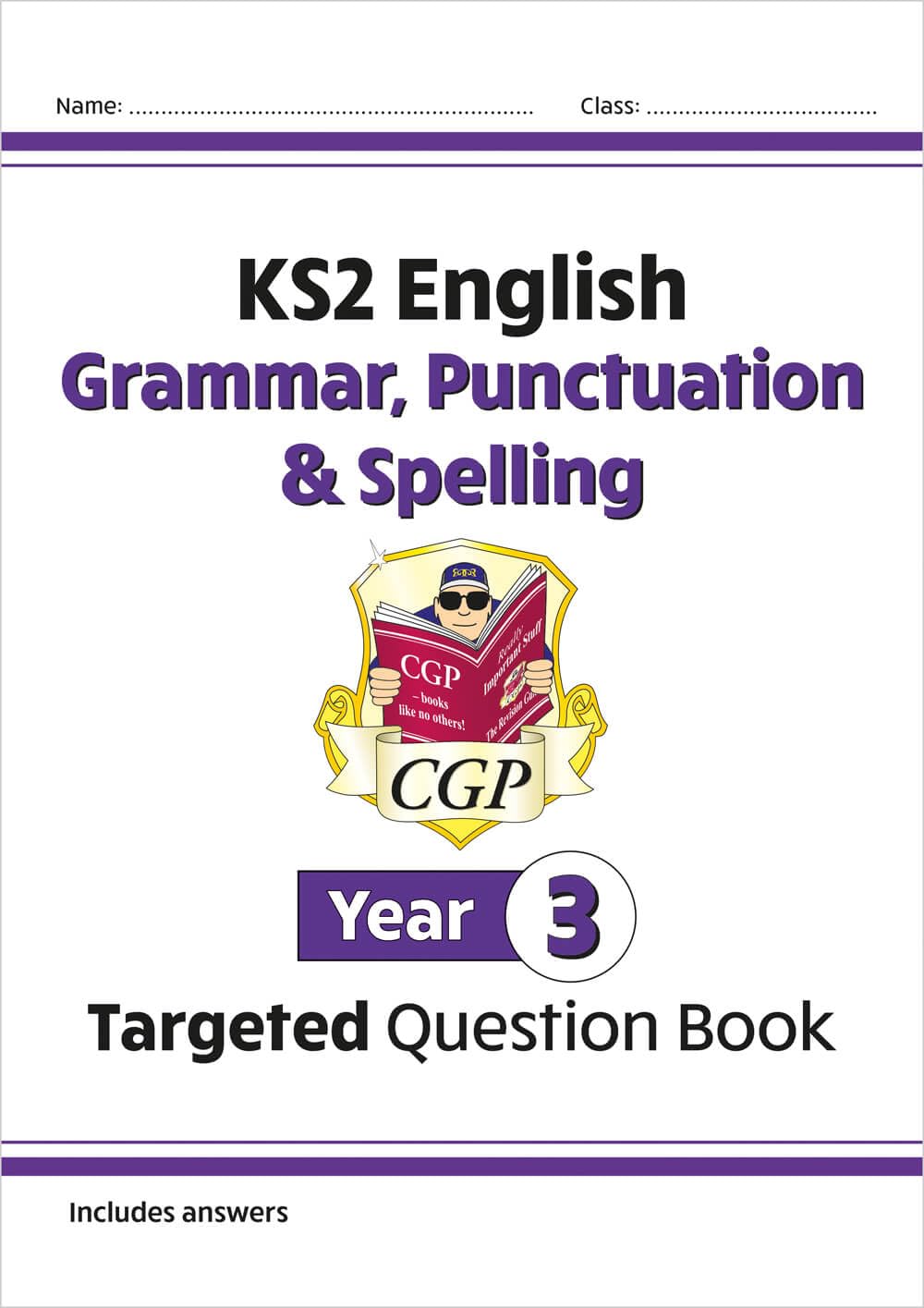 KS2 English Year 3 Grammar, Punctuation & Spelling Targeted Question Book (with 