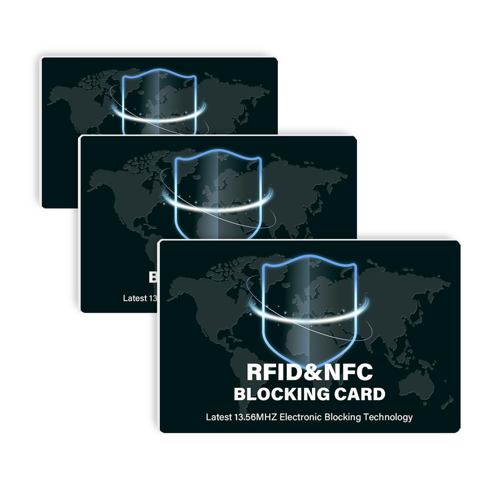RFID Blocking Card Set - Contactless NFC Protection for Credit Cards, Debit Pass