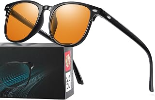 Okany Blue Light Glasses for Women & Men, Round Amber Gaming Glasses