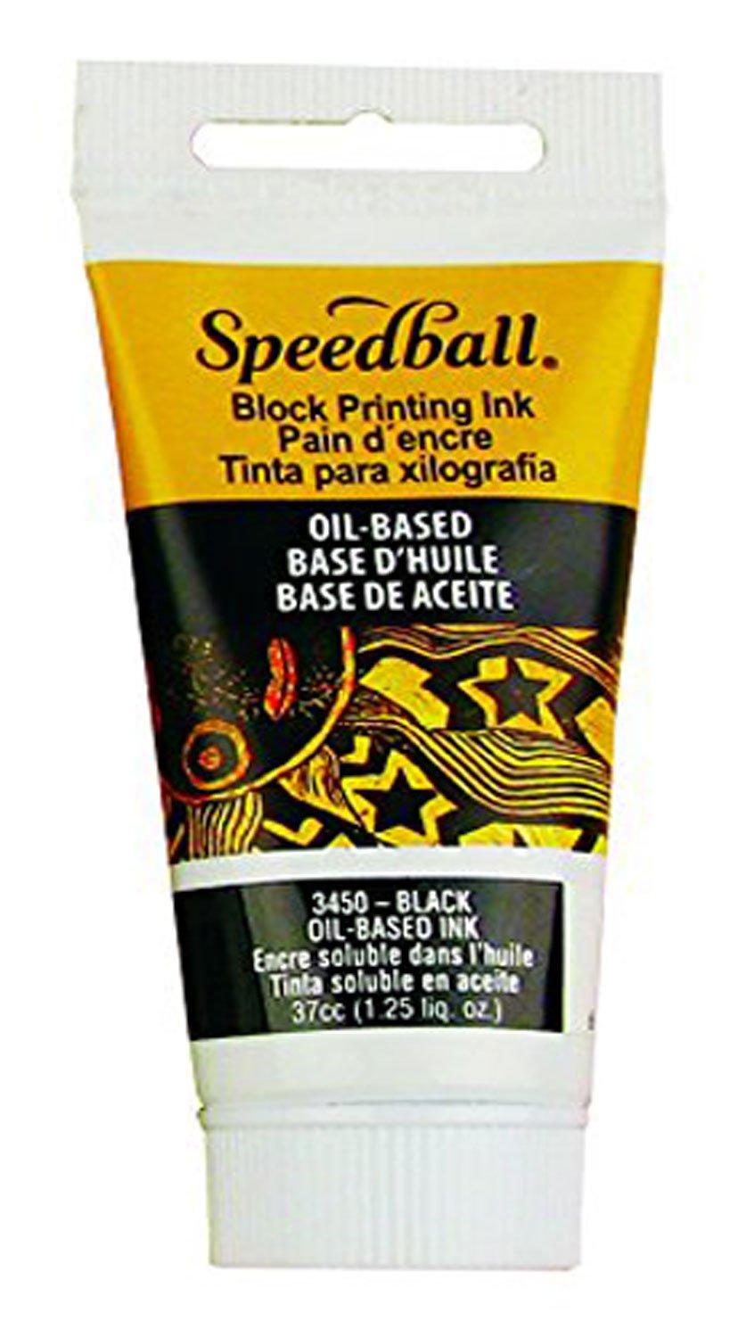 Speedball 3450 Oil-Based Block Printing Ink For Professional, Permanent Prints A