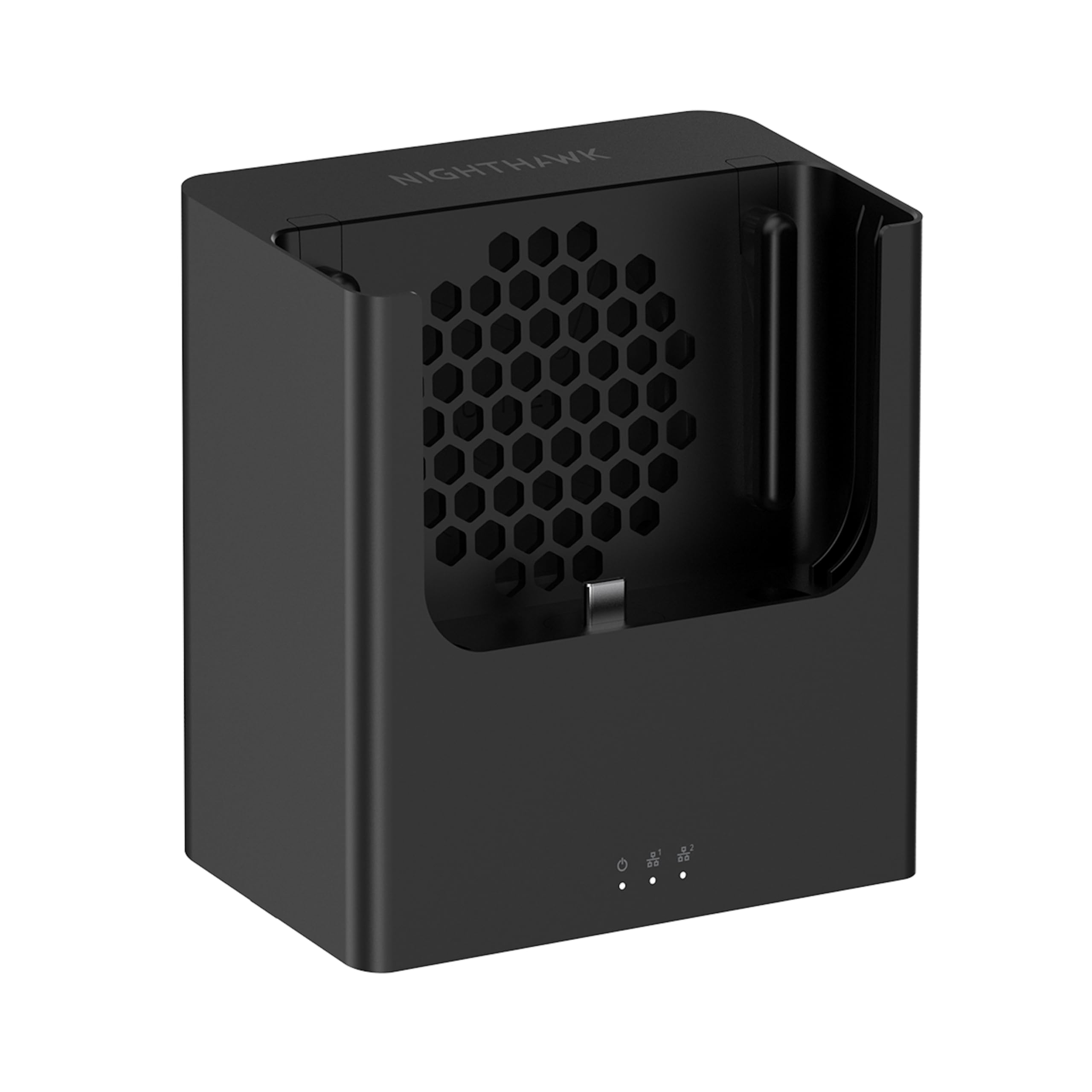 NETGEAR Nighthawk 2-Port Gigabit Ethernet Cradle (MD200) – Power & Wired Connect