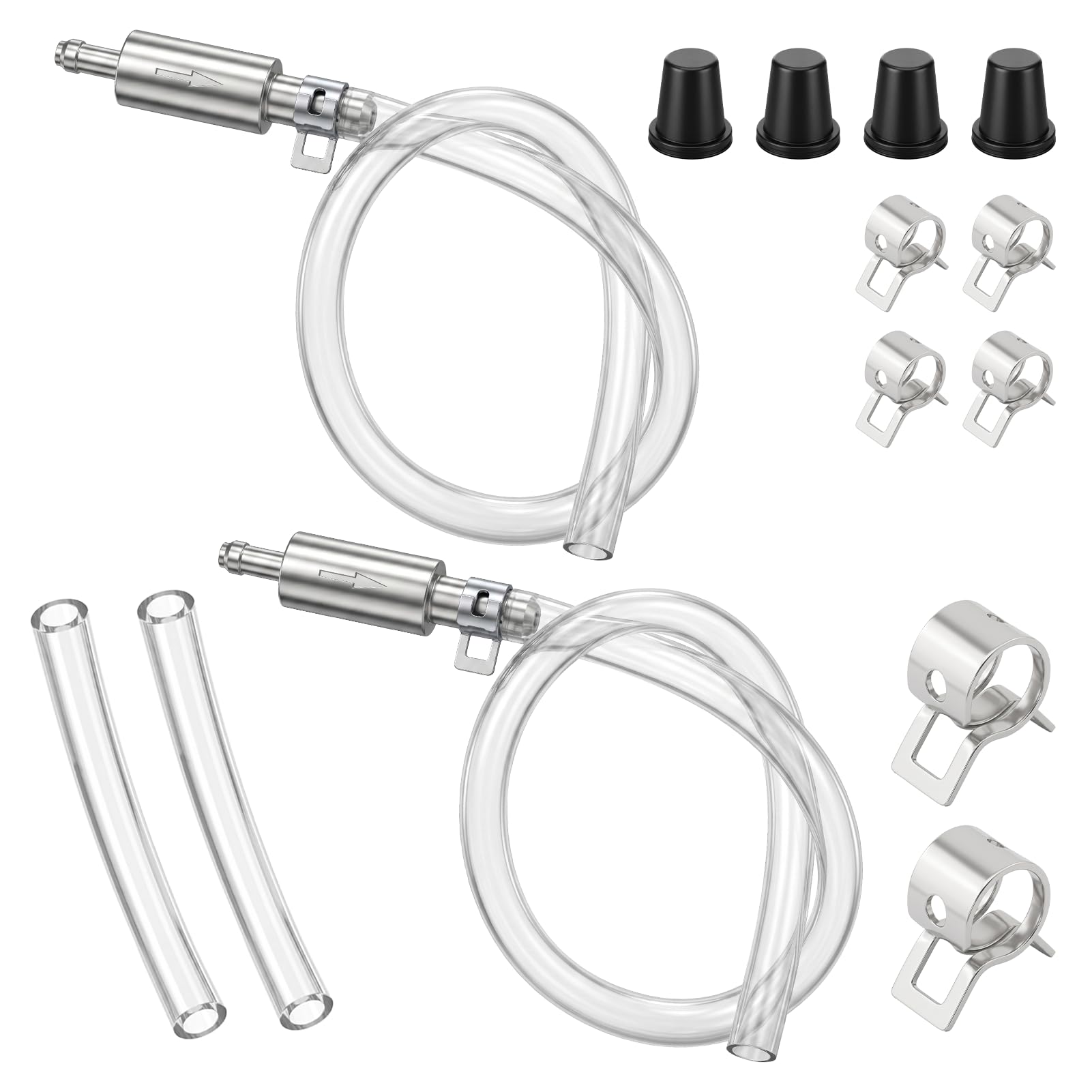 ysepoz Brake Bleeder Hose One Way Check Valve Brake Bleed Kit Tools One Man | Un