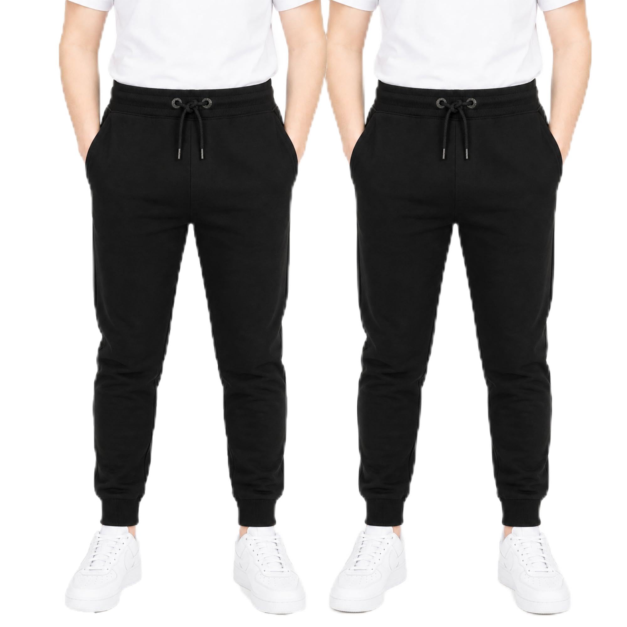 GW CLASSY OUTFIT 2 Pack Girls Boys Jogging Trouser Kids Unisex Fleece Tracksuit 