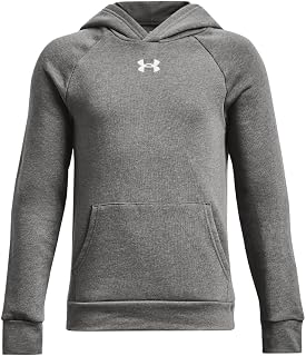 Under Armour Boys Rival Fleece Hoodie Warm-Up Top