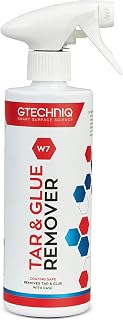 Gtechniq W7 Tar and Glue Remover for Cars, 500ml | Dissolves Tar & Glue, Removes Stubborn Residue, Safe for Car Paint, Easy to Use (Not for Plastics, PPF or Wrapped Vehicles)