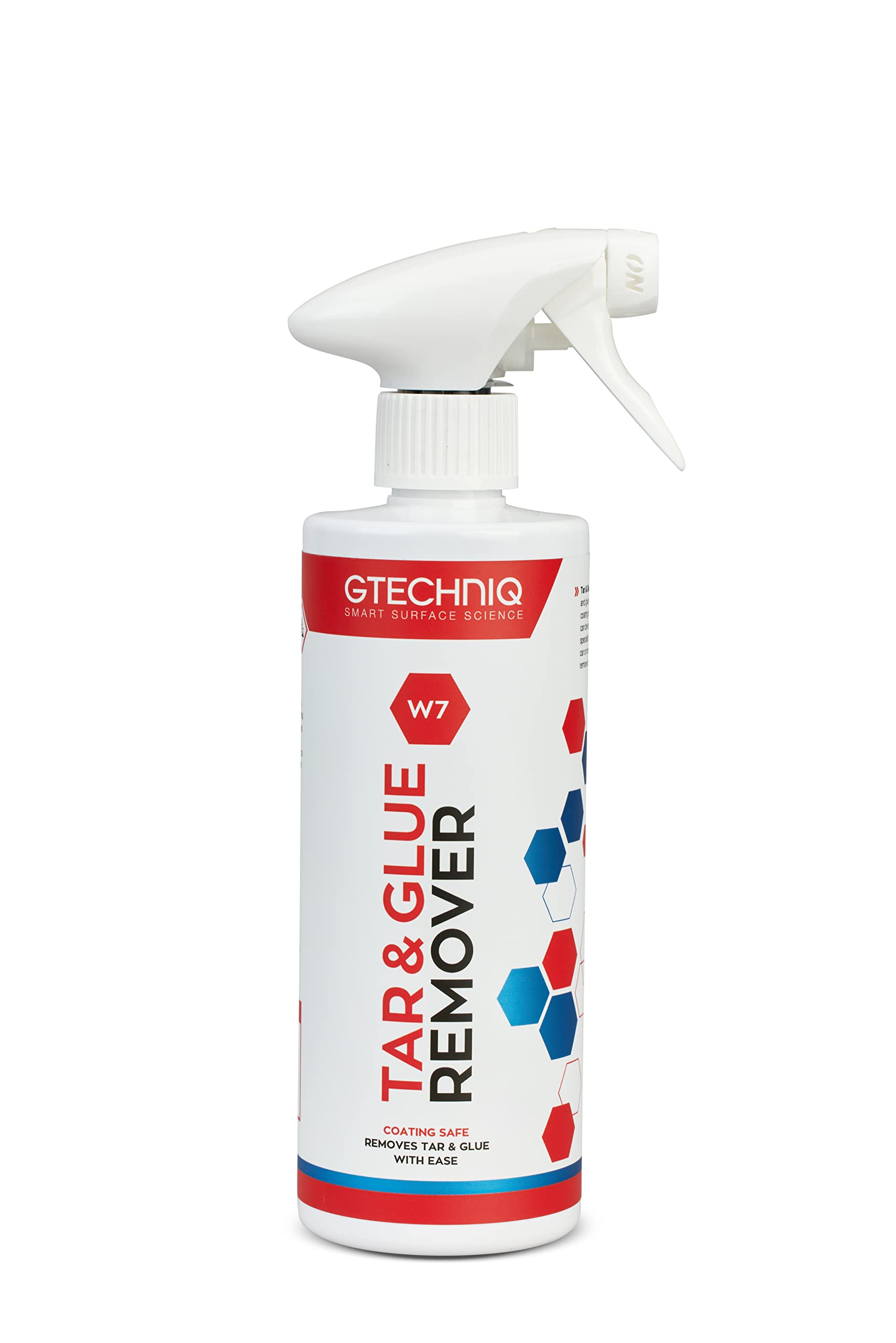 Gtechniq W7 Tar and Glue Remover for Cars, 500ml | Dissolves Tar & Glue, Removes