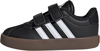Adidas Unisex – Children and Boys VL Court 3.0 Hook And Loop Kids Shoes