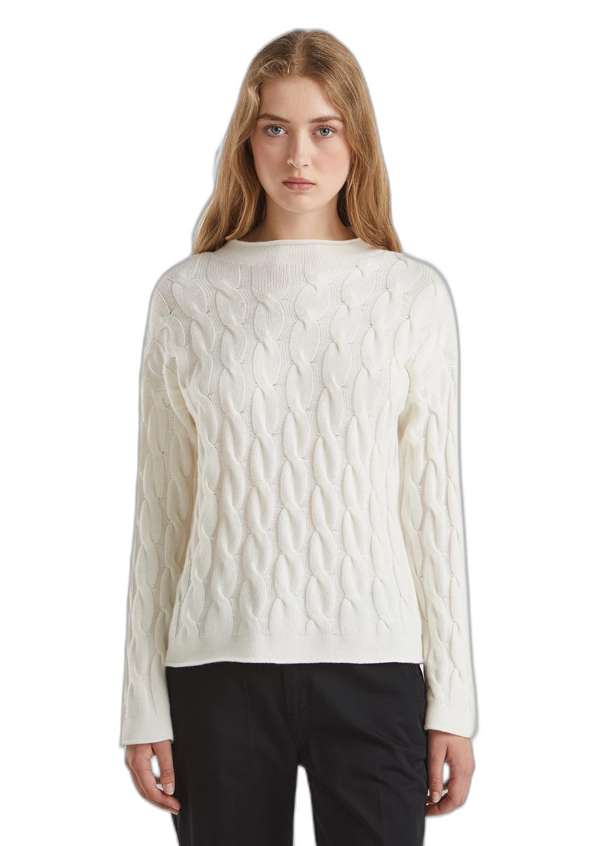 United Colors of Benetton Women's Mock Top 1335d2467 M/L Sweater (Pack of 1)