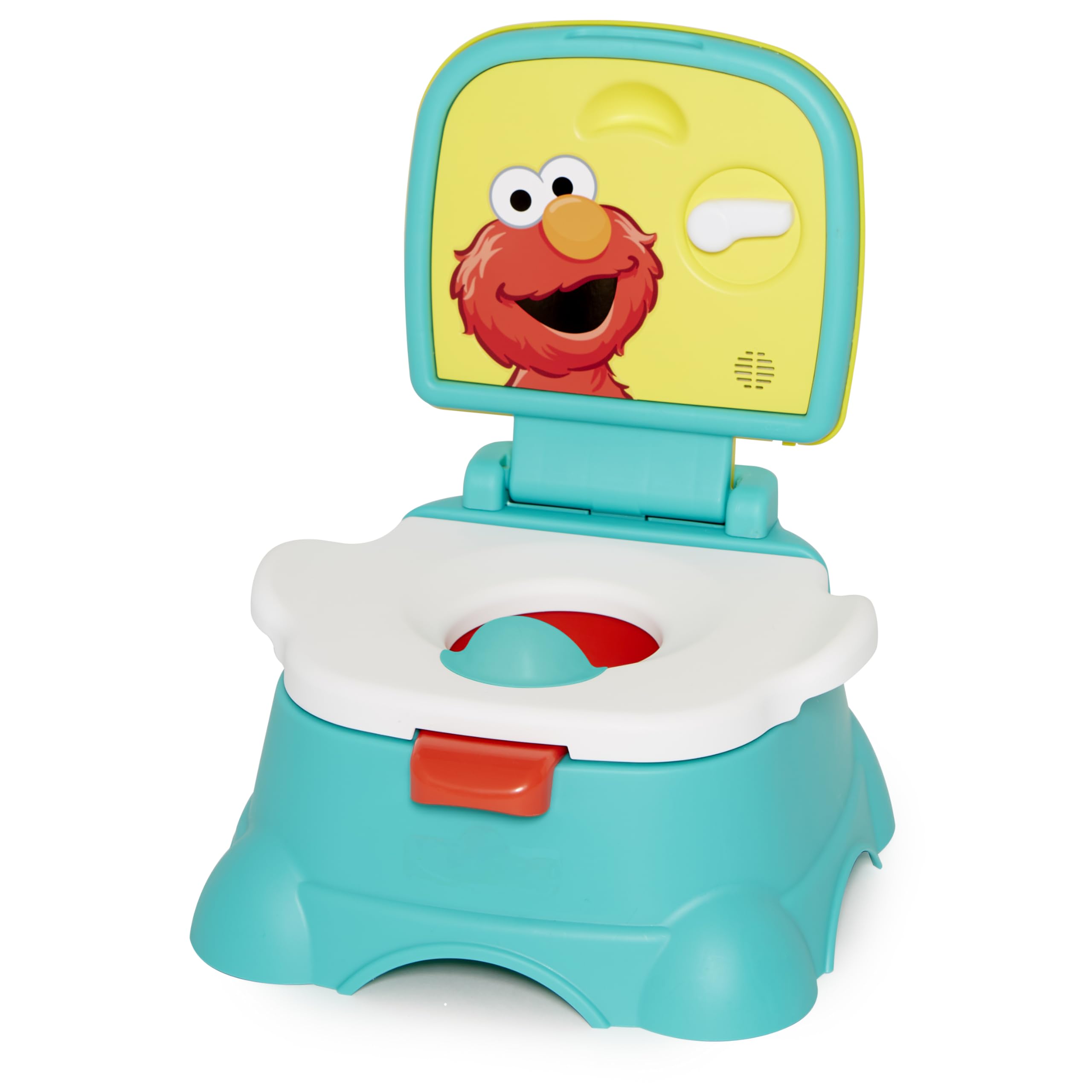 Sesame Street Elmo Hooray 3-in-1 Potty Seat - Flush Sounds | Fits Most Standard 