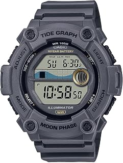 Casio WS1300H Series | Digital Watch | 100 Meter Water Resistance | LED Backlight | 1/100 SEC Stopwatch | Tide Graph | Coundtown Timer | LED Light | Multi Function Alarms | 10 Year Battery
