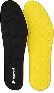 riemot Memory Foam Shoe Insoles for Men,Cushioned Shoe Insoles for Sports Trainers,Work Boots,Hiking Boots,Running Shoes Comfort Inner Soles