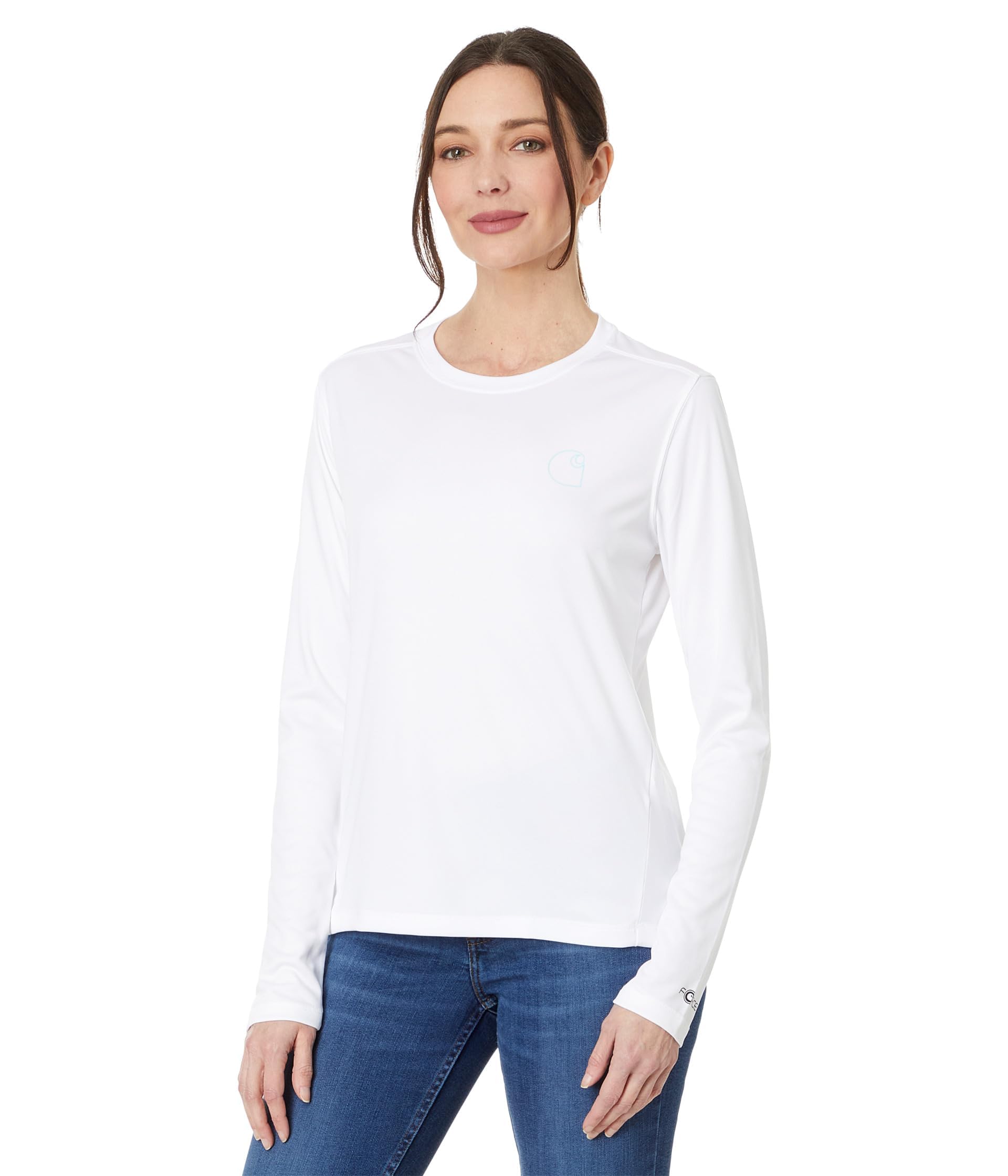 Carhartt Men's Force Sun Defender Lightweight Long-Sleeve Print T-Shirt Force Su