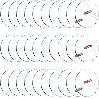 Enoin 30 Pack 1.5 inch Acrylic Circle Blanks - Acrylic Discs Cut to Size Plexiglass Sheets 1/8 inch Thick, Platic Discs Clear Ornaments for Crafts Arts and Crafts, DIY Project, Paintings