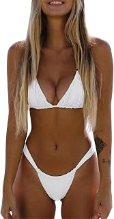 Generico Thong Swimsuit Women Sea Sexy Swimwear with Two Swimsuits Thong Bikini Two Piece Bikini Cut Brazilian Push-up Swimsuit
