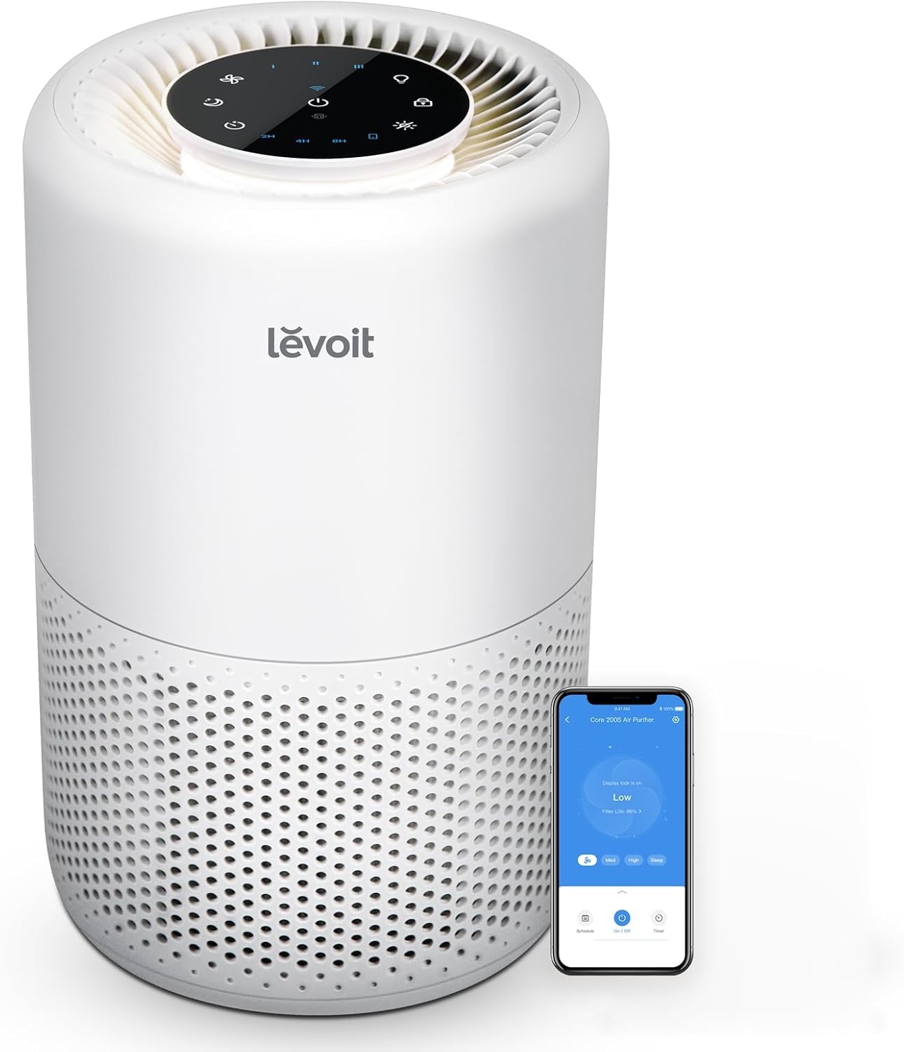 Levoit Air Purifier for Home Pets Bedroom Dorm Room, Smart & Voice Control | AHA