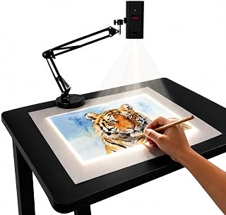 Artpanda Art Projector for Tracing and Drawing | 5G/2.4G WiFi Sketch Projector with Stable Stand Desktop & Wall Projection Tool for Sketching Murals Crafts Cake Decorating