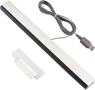 Xahpower Sensor Bar for Wii, Xahpower Replacement Wired Infrared Ray Sensor Bar for Nintendo Wii and Wii U Console