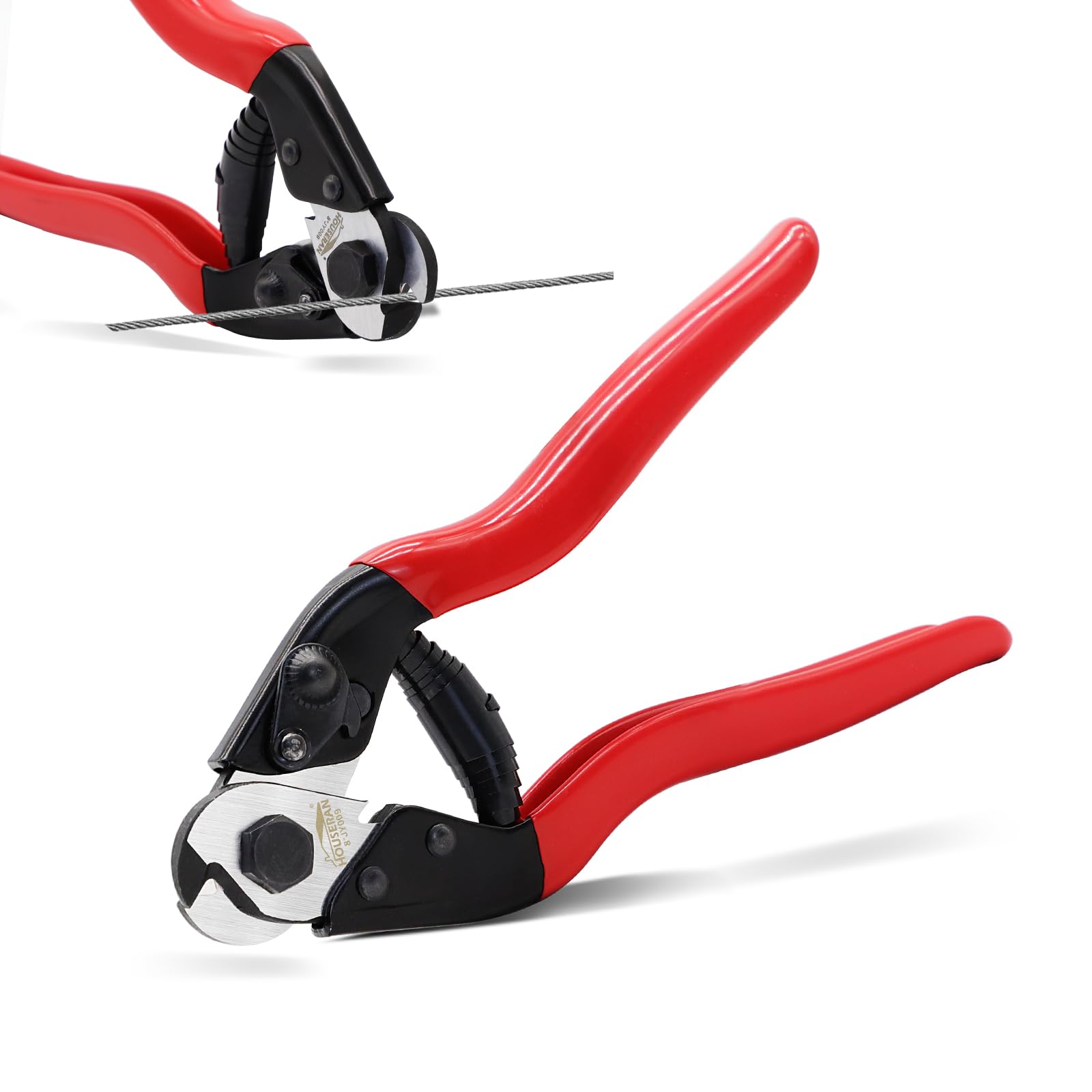 HOUSERAN 8 Inch Cable Cutters Heavy Duty, Seal Cutter for Truck Driver | Wire Ro