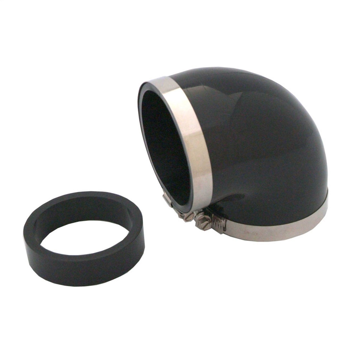 Spectre Performance 8791 Black 3" Low Profile 90° Elbow Boot with 2.5" Insert