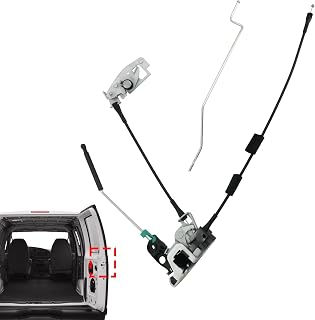 Blycorul Rear Door Latch with Cable &amp; Rod for Ford 1992-2019 E150 E250 E350 | Right Cargo Door Lock Latch Assembly, for Ford 1992-2019 E150 E250 E350 Econoline Van, Replaces 6C2Z-15431A02-AA