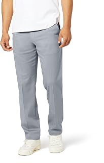 dockers - Straight Fit Easy Khaki Pants D2, Men's Casual Trousers