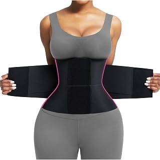 FeelinGirl Waist Trainer Belt Cincher Trimmer Tummy Control Body Shaper