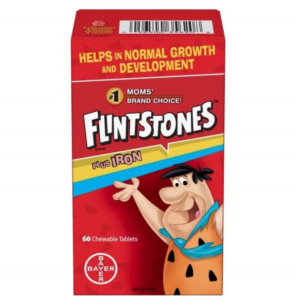 FLINTSTONES Plus Iron Chewable Multivitamin for Kids, Helps with Normal Growth a