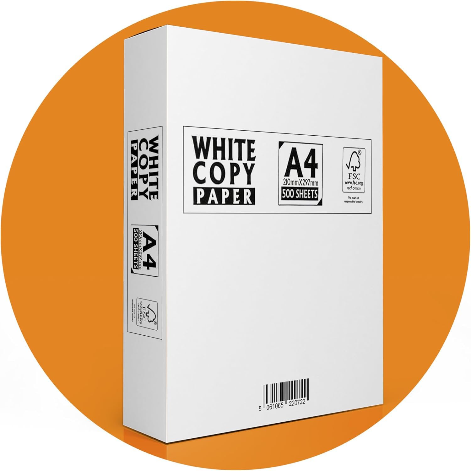 Roe Tenpo Multi-Purpose A4 Printer Paper, White, 500 Sheets – Compatible A4 Pape