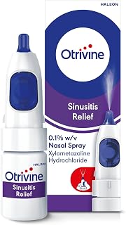 Otrivine Fine Nasal Mist Decongestant Nasal Spray, Blocked Nose Relief 10 ml