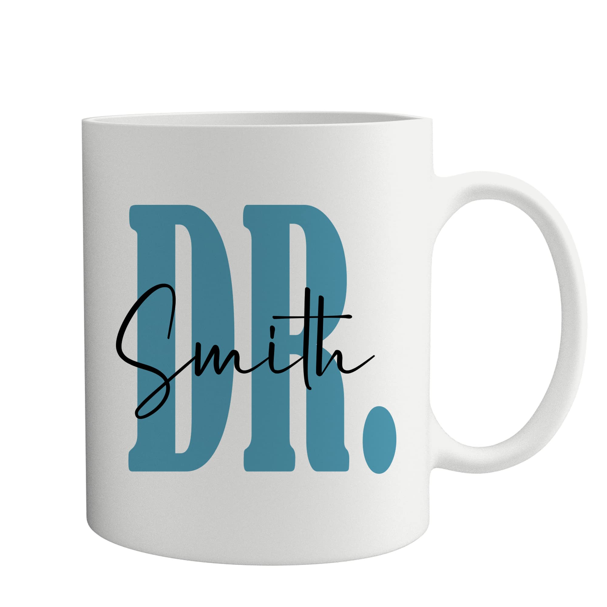 Pomchick - Personalised Doctor Mug with Last Name | 6 Colour Option | Thank You 