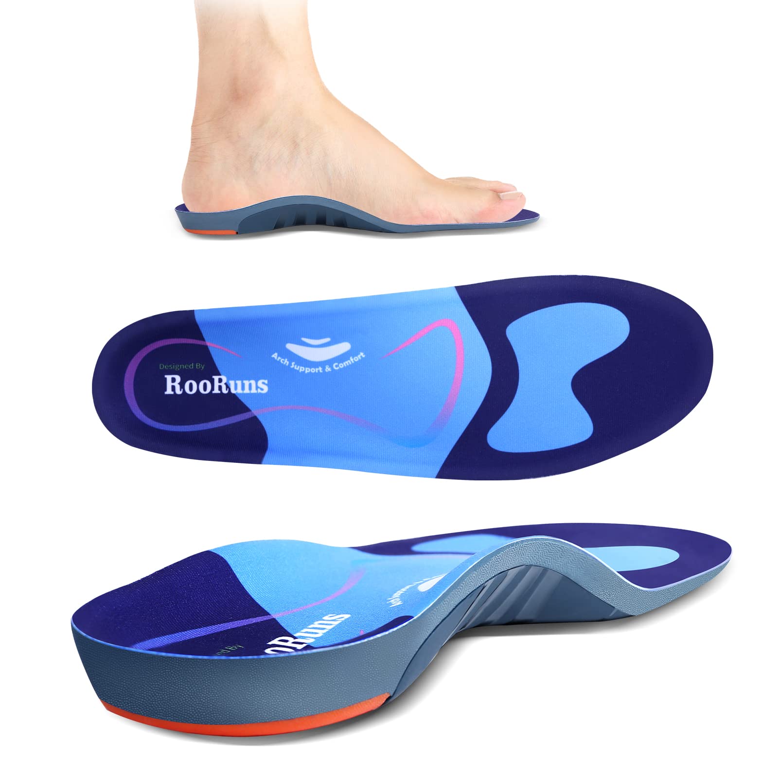 Plantar Fasciitis Plantar Fasciitis Inserts Orthopaedic Inserts Men/Women Flat F