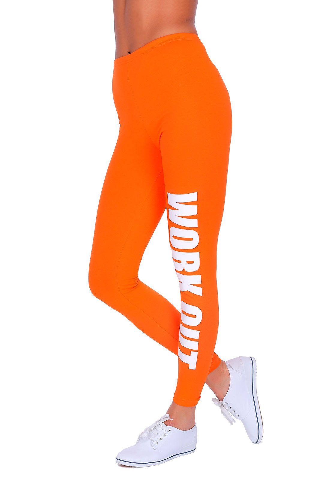Futuro Fashion - Printed Leggings Workout Full Length Cotton Gym Fitness Pants