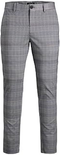 JACK & JONES Jjimarco Jjphil Nor Blue/Chip Check Noos Men's Trousers