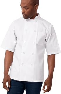Chef Works Unisex Volnay Chef Coat | Breathable & Lightweight Fabric, Easy Movement & Comfortable Fit, Durable Construction & Long-Lasting Wear