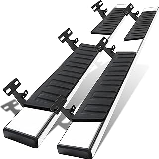 COMNOVA 6 Inches Running Boards Compatible with 2009-2018 Dodge Ram 1500 Crew Cab(Including 2019-2024 Classic), 2010-2026 Ram 2500 3500, Stainless Steel Side Steps.