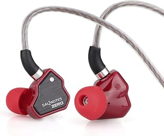 Linsoul 7Hz Salnotes Zero HiFi 10mm Dynamic Driver in-Ear Earphone IEM | with Metal Composite Diaphragm, Stainless Steel Faceplate, Detachable 2Pin OFC Cable