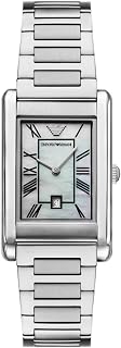 Emporio Armani Men's Two-Hand Date Black Leather Watch (Model: AR11666)