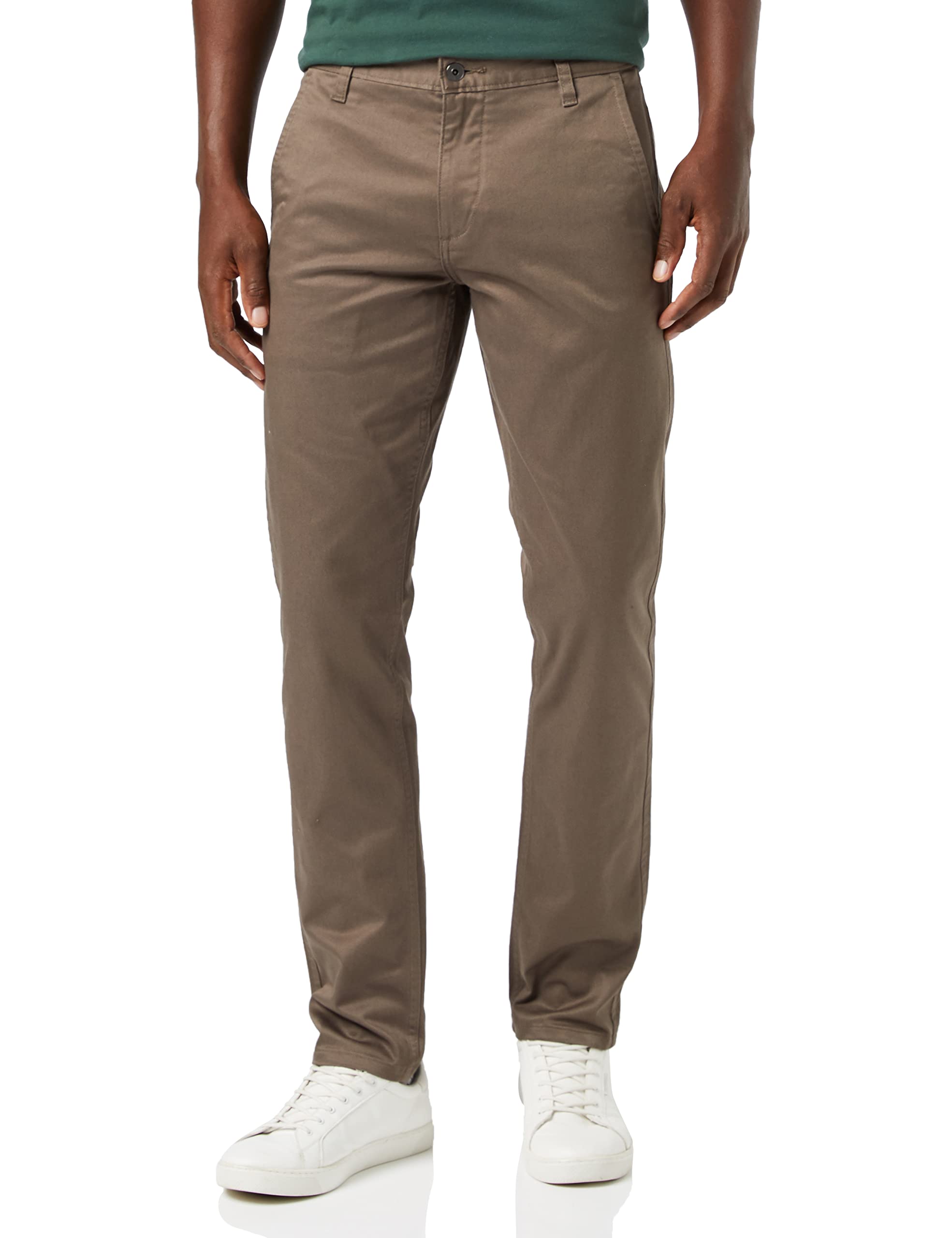 Dockers Clean Khaki Slim Tapered – Stretch Lightweight Twill Garment Dyed Men's 
