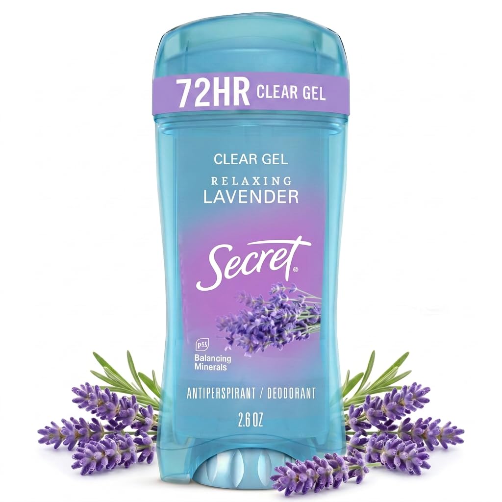 Secret Antiperspirant Deodorant for Women, Relaxing Lavender Scent, 2.6 oz | 72H