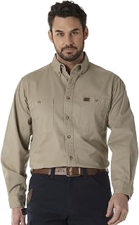 Wrangler RIGGS WORKWEAR Men's Big and Tall Logger Shirt
