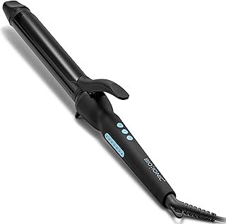 Bio Ionic Long Barrel Curling Iron, Moisture Heat Technology &amp; NanoIonic MX | Versatile Curling Styler with Longer Barrel for Easy Hair Styling, Multiple Barrel Sizes for Frizz-Free, Defined Curls