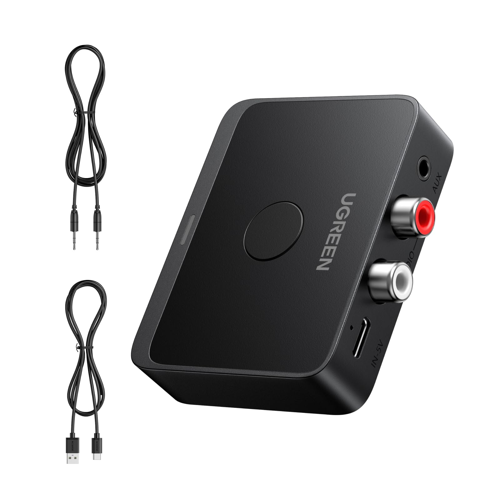 UGREEN Bluetooth 6.0 Receiver for Home Stereo, LDAC Bluetooth Audio Adapter | Lo