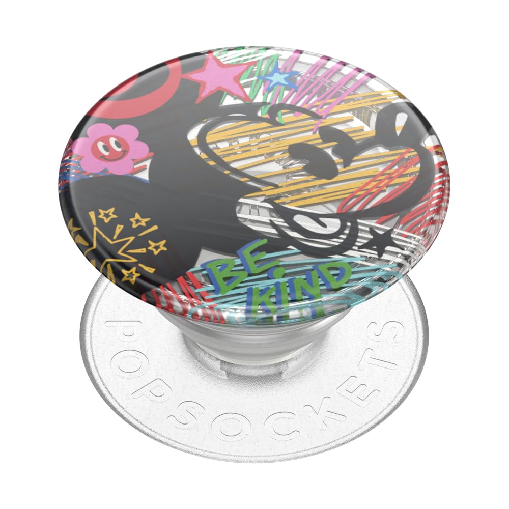 PopSockets Adhesive Phone Grip, Holder- Mickey Be Kind