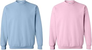 Gildan Fleece Crewneck Sweatshirt, Style G18000, Multipack Men's Shirt (Pack of 1)